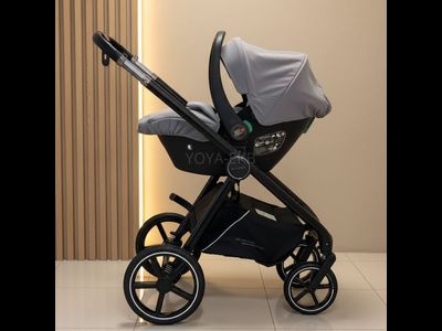 Детская коляска 3 в 1 Luxmom 812 Серый