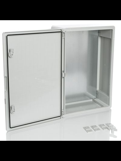 CamBox PP3008 Шкаф пластиковый с монтажной панелью, 400х600х200, непрозрачная дверца, IP65