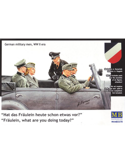 3570 Немецкие военные времен Второй мировой войны. Экипаж легковушки (5 фигур)