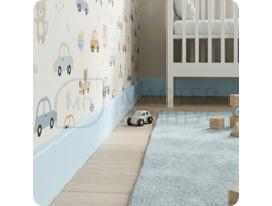 Плинтус Волшебная палочка самоцветы 81мм 2,0м. NCS 0515B. Цвет 407