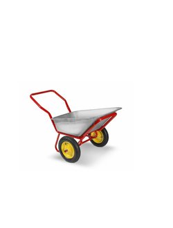 Тачка строительная ВАРЯГ-ТСт 110/2П, 2 колесная LUX П-образная ручка