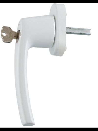 Ручка оконная с замком (ключом)