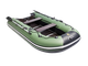 Лодка Ривьера Компакт 2900 СК зеленый/черный