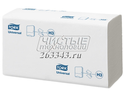 Tork Singlefold однослойные бумажные полотенца V-сложение Universal
