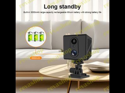 Мини-камера видеонаблюдения 4G 3000 мАч 3 Мп 1080P Full-HD с функцией ночного видения