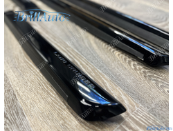 Молдинги Toyota Land Cruiser 200 узкие черные