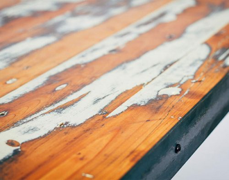 Rustic White Plank