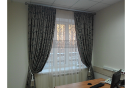 Классические шторы в кабинет начальника в Троицке