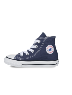 Детские кеды Converse (конверс) Chuck Taylor All Star синие высокие
