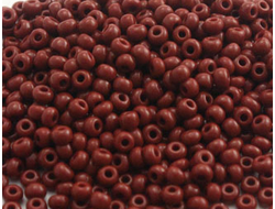 БИСЕР PRECIOSA 10/0 - 50г - 13600 НЕПРОЗРАЧНЫЙ ГЛЯНЦЕВЫЙ КОРИЧНЕВЫЙ
