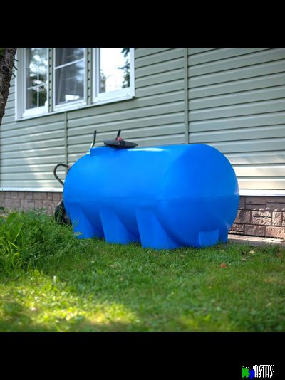 Емкость Экопром H 1000 л  черная