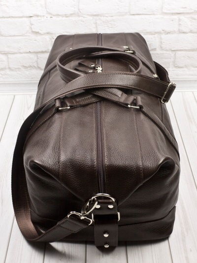 Кожаная дорожная сумка Avellino brown (арт. 4039-04)