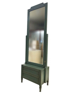 Зеркало напольное на тумбе, в стиле Директория.