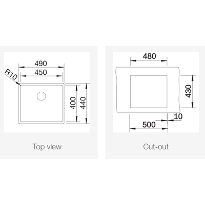 Мойка Blanco Claron 450-IF