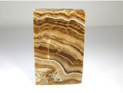 Оникс мраморный, полированный, Туркмения (113*73*25 мм, 541 г) №24945