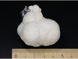 Гиролит, Апофиллит на породе, Индия (50*40*36 мм, 67 г) №25567