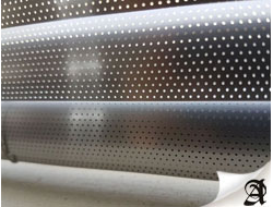 Алюминиевые ламели с перфорацией 25 мм
