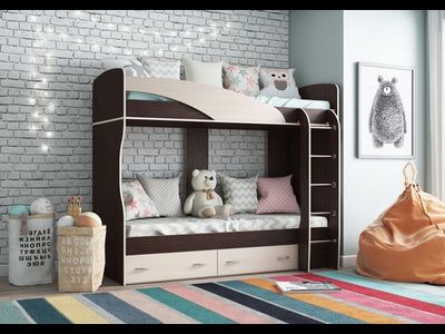 Кровать двухъярусная "Мийа - А" (Стиль)