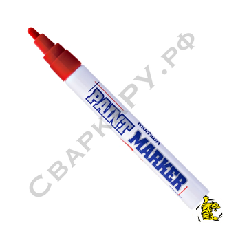 Маркер-краска промышленный Munhwa красный 4мм