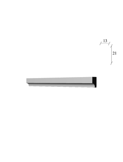 молдинг МЛ-4 гипсовый для стены