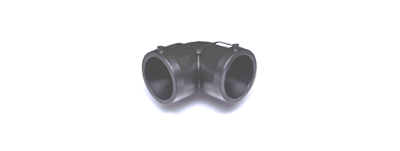 Отвод 90гр. электросварной d63 SDR11 ПЭ100 Eurostandard
