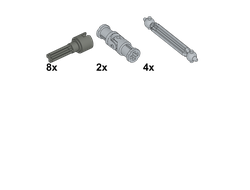 !АНАЛОГ! Universal Joints/ 4x 2405, 8x92906, 2x62520c01, n/a (UJ1) / 14 шт.