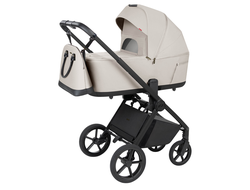 Коляска 3в1 Carrello Ultra F Milk Grey / Молочный, рама Черная (Nova)