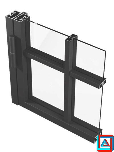 Распашные двери одностворчатые встроенные