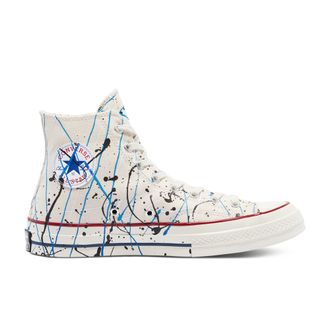 Кеды Converse x FAB LAB: Gorillaz высокие бежевые