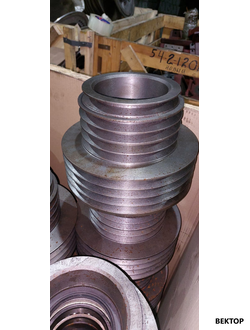 Шкив 238АК-1005060 коленвала вала в сборе (9 руч.)