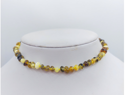 Детские бусы из мелкого янтаря  65
