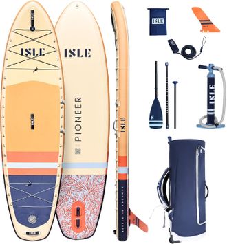 Продажа сапбордов ISLE Pioneer-3 10.6 (Sun/Ice/Coral/Navy) в Иркутске