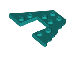 Wedge, Plate 4 x 6, Dark Turquoise (47407 / 6384249)