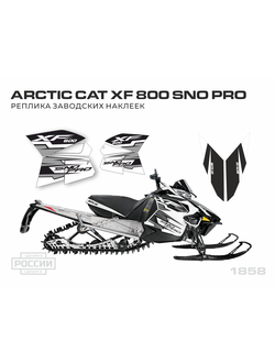 Наклейки на снегоход Arctic Cat XF 800 Sno Pro арктик кэт кет сно про мотопленка.рф