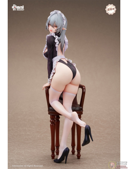 Фигурка 1/6  Ленивая горничная Сильвер (Lazy Naughty Maid Sivir)