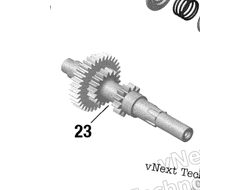 Вал промежуточный (Промвал) Оригинал BRP 420637707 420620677 для BRP Can-Am (Countershaft)