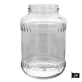 Банка стеклянная с крышкой 3 л. (упаковка 12 шт.)
