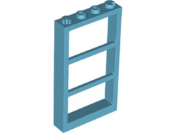 Window 1 x 4 x 6 with 3 Panes, Medium Azure (57894 / 6377013)