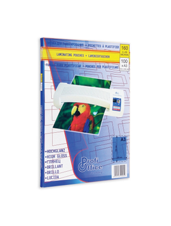 Пленка для ламинирования ProfiOffice А3, 80мкм 100 штук в упаковке