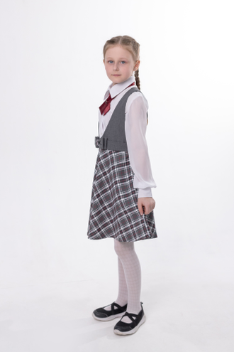 Сарафан полусолнце с бантом