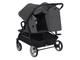 Коляска прогулочная для двойни Carrello Connect CRL-5502 Serious Black