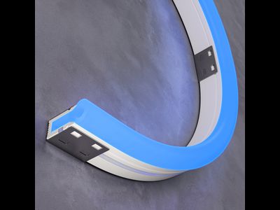 Гибкий неон 1708 24В 9,6Вт/м Blue IP67 5м, 200521