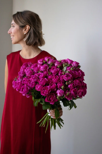 Букет 55 на день влюбленных