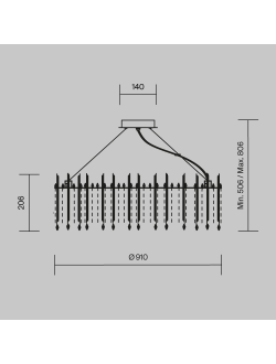 Подвесной светильник Rocio, MOD036PL-18N