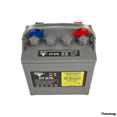 Тяговый WET аккумулятор Rutrike DT876 (T-875) 8V120A/H C3
