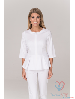 Жакет медицинский Dr.Super "Kelly" белый