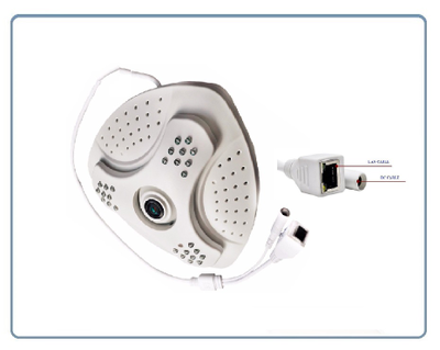 Потолочная панорамная WiFi/LAN видеокамера с углом обзора 360 градусов, Full HD 2 Mp (XMeye)