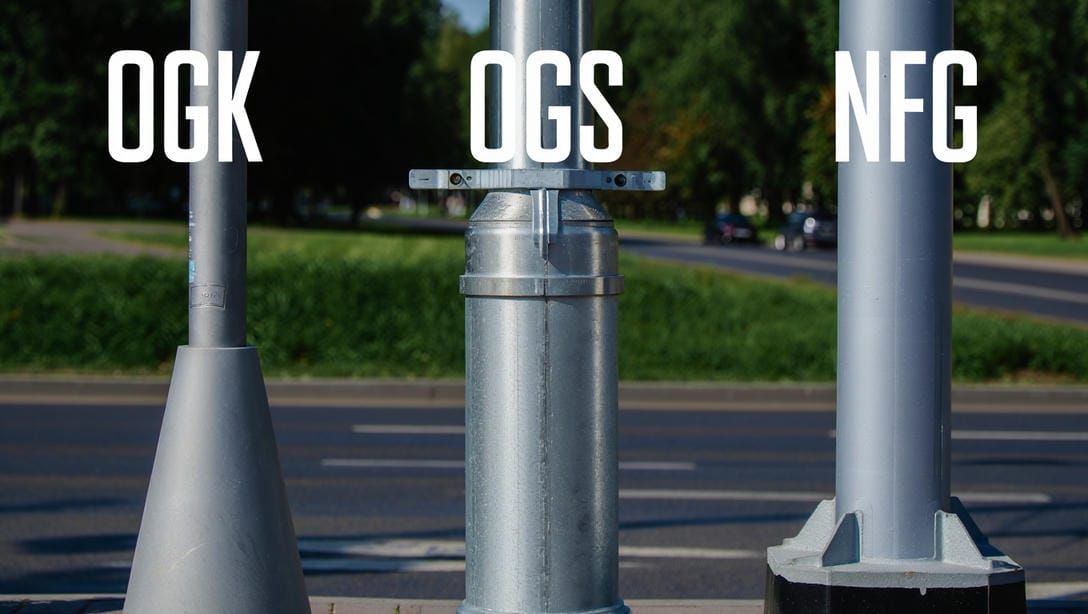 Сравнение опор освещения ОГК, ОГС и НФГ &mdash; внешний вид и конструктивные отличия