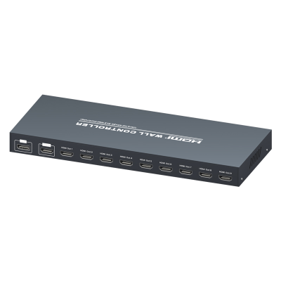 DE/VT-VW33 Контроллер видеостены 4К 3x3 (9 выходов для мониторов 4К) с входом HDMI/DP/Type-C и поворотом на 180 градусов