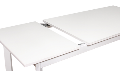 NELSON белый/ стекло экстрабелое 110(+45)x70